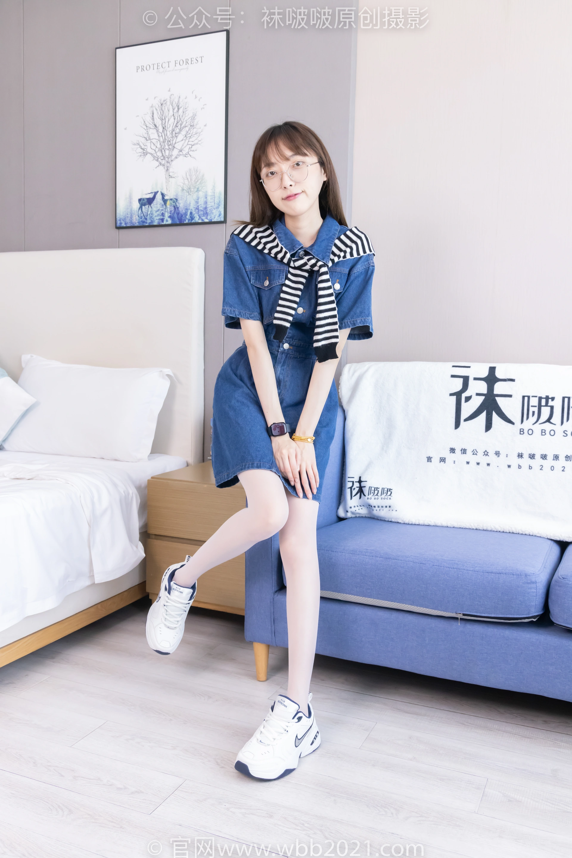 [BoBoSocks袜啵啵] NO.435 稚予-板鞋、运动鞋、白丝、肉丝（脚尖加固款）（花絮版） 1