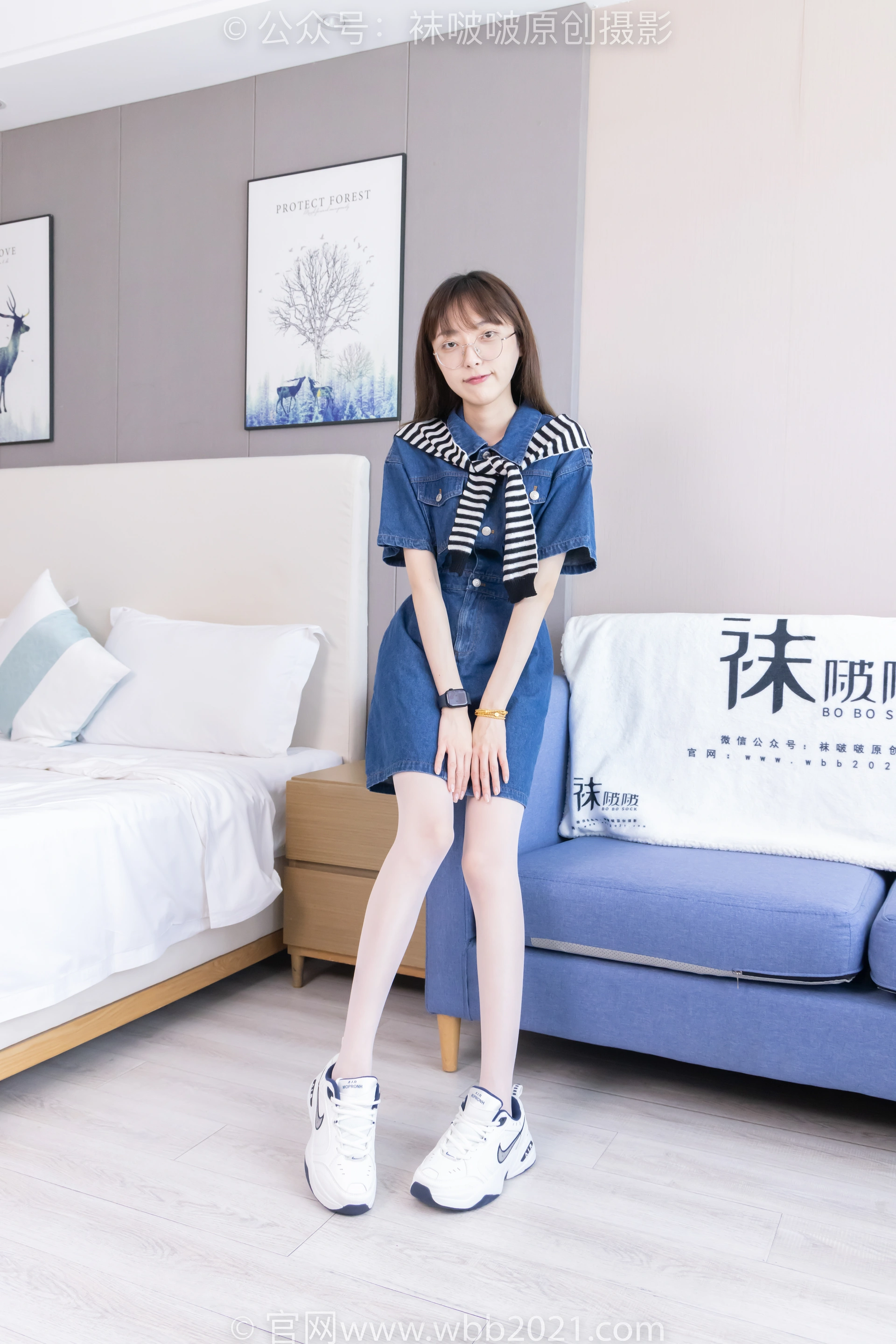 [BoBoSocks袜啵啵] NO.435 稚予-板鞋、运动鞋、白丝、肉丝（脚尖加固款）（花絮版） 2